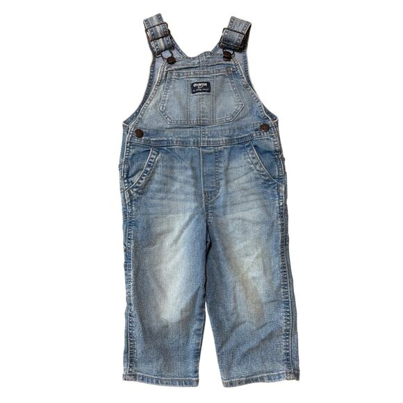 OshKosh B'Gosh Carpenter Deinm/Jean Overalls size 2T - Picture 1 of 11